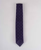 Original Grenadine Silk Tie - Purple with White Dots