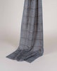 Wool Printed Scarf - Sage Green Check Melange