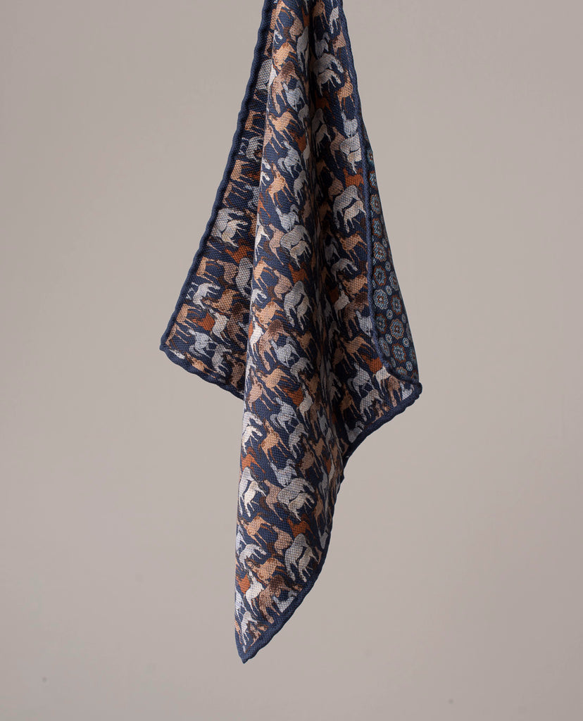 Louis Vuitton Brown, Pattern Print Reverse Monogram Triangle Softy